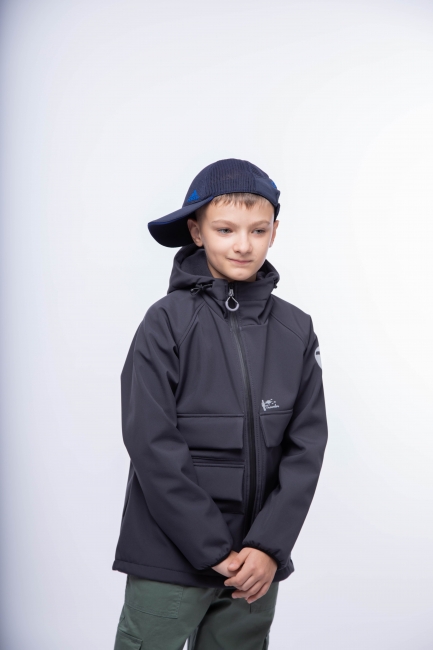 Куртка Softshell TRAVELER для мальчиков (серая) 